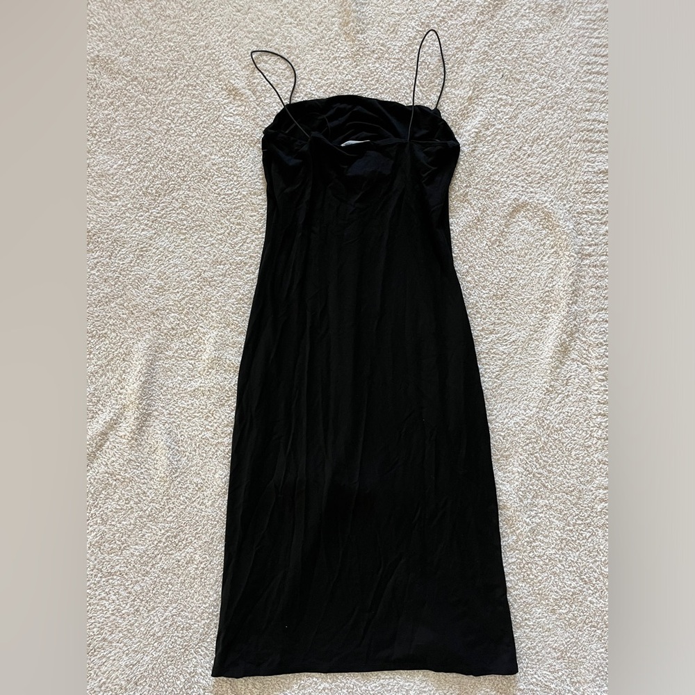 NEW Reformation Pavia Knit Dress Black Size Small - Picture 6 of 9